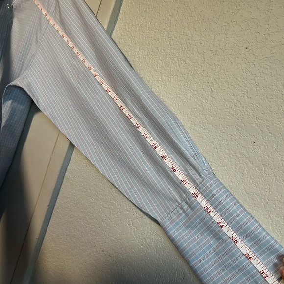 Men's Blue Checkered Shirt | Brooks Brothers - Picture 5 of 8